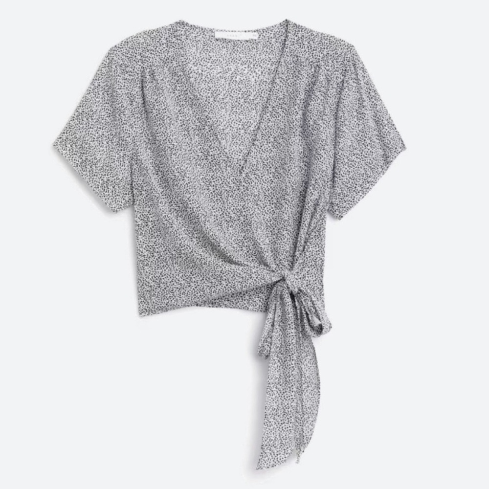 LUSH Ranya Wrap Cropped Top